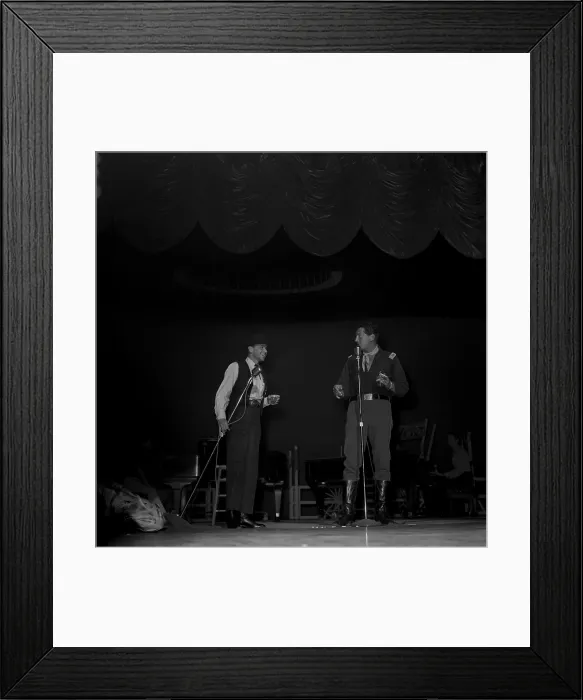 Framed Print : Frank Sinatra At SHARE Boomtown Party Framed Print : Frank Sinatra At SHARE Boomtown Party