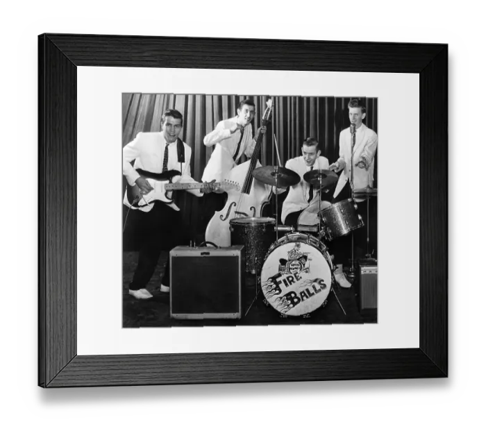 Framed Print : The Fireballs Portrait Session Framed Print : The Fireballs Portrait Session