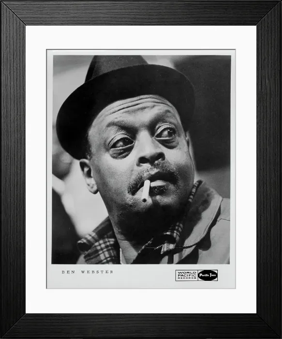 Framed Print : Ben Webster Portrait Framed Print : Ben Webster Portrait