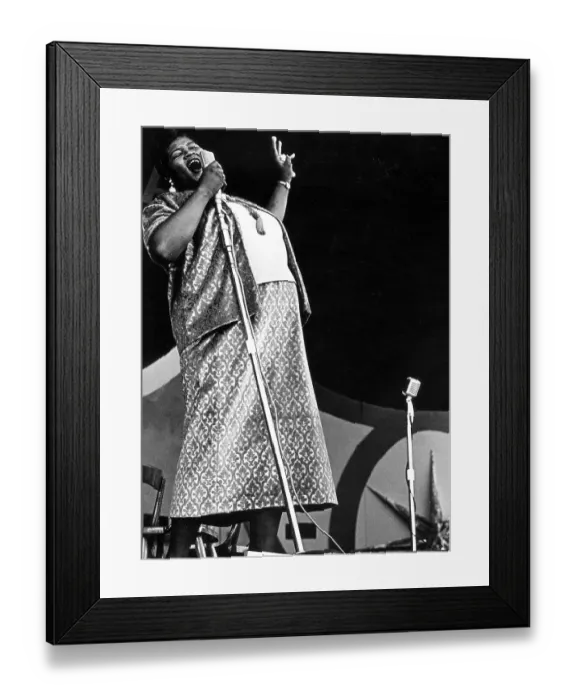Framed Print : Big Mama Thornton Performs Framed Print : Big Mama Thornton Performs