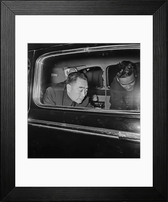 Framed Print : Zhou Enlai Visits India Framed Print : Zhou Enlai Visits India