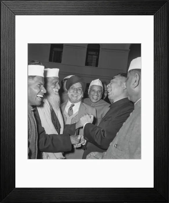 Framed Print : Zhou Enlai Visits India Framed Print : Zhou Enlai Visits India