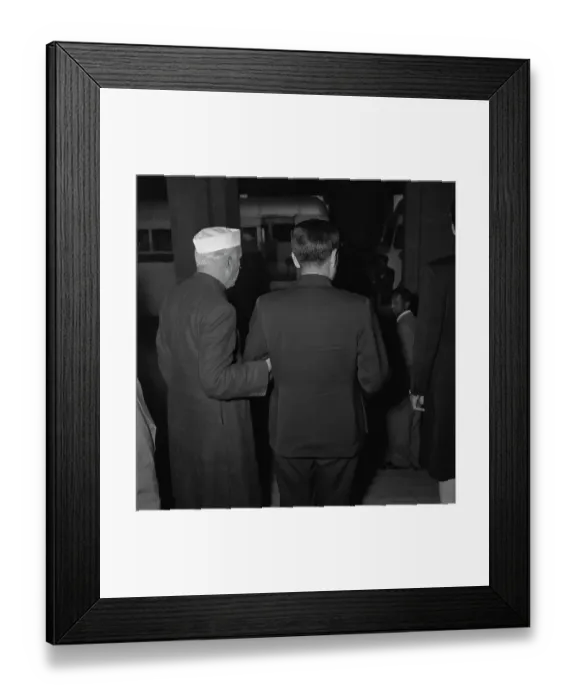 Framed Print : Zhou Enlai Visits India Framed Print : Zhou Enlai Visits India