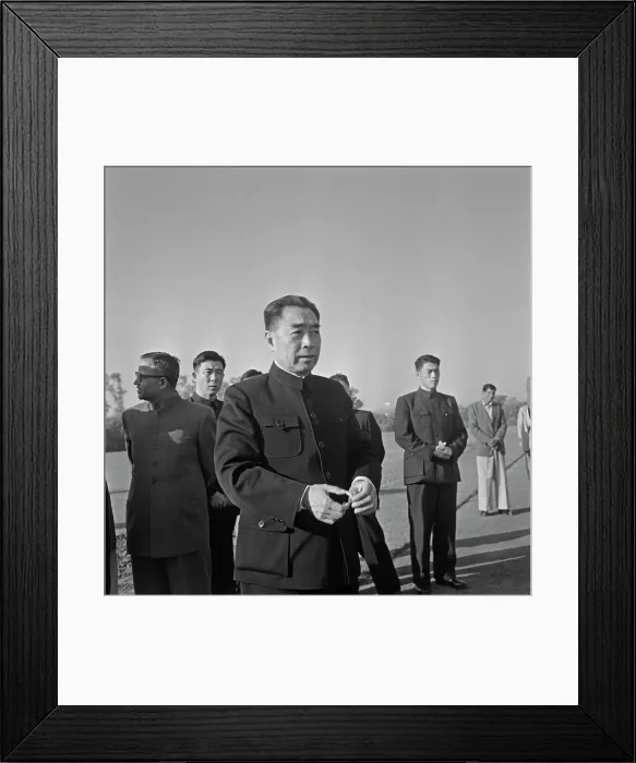 Framed Print : Zhou Enlai Visits India Framed Print : Zhou Enlai Visits India