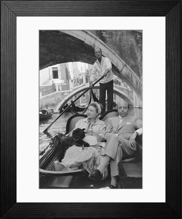 Framed Print : Yousuf Karsh In Venice Framed Print : Yousuf Karsh In Venice