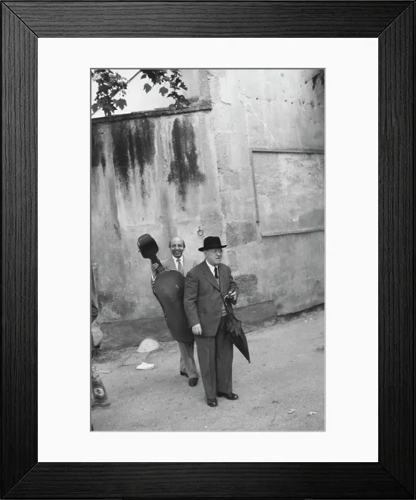 Framed Print : Karsh And Casals Framed Print : Karsh And Casals