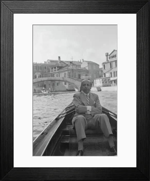 Framed Print : Yousuf Karsh In Venice