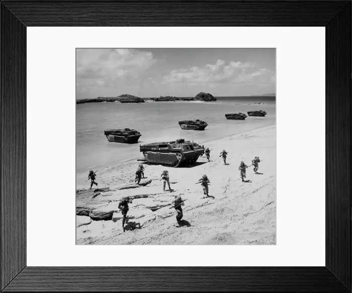 Framed Print : Okinawa Assault Framed Print : Okinawa Assault