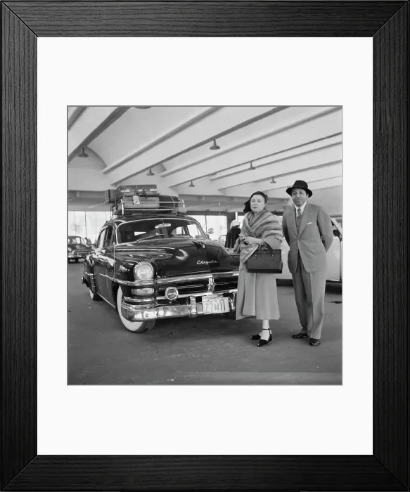 Framed Print : Yousuf Karsh and Solange Gathier Framed Print : Yousuf Karsh and Solange Gathier
