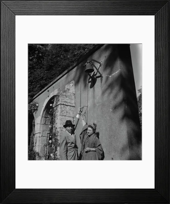 Framed Print : Yousuf Karsh and Solange Gathier
