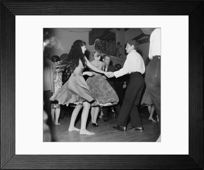 Framed Print : Dancers At Los Angeles Dance Hall Framed Print : Dancers At Los Angeles Dance Hall