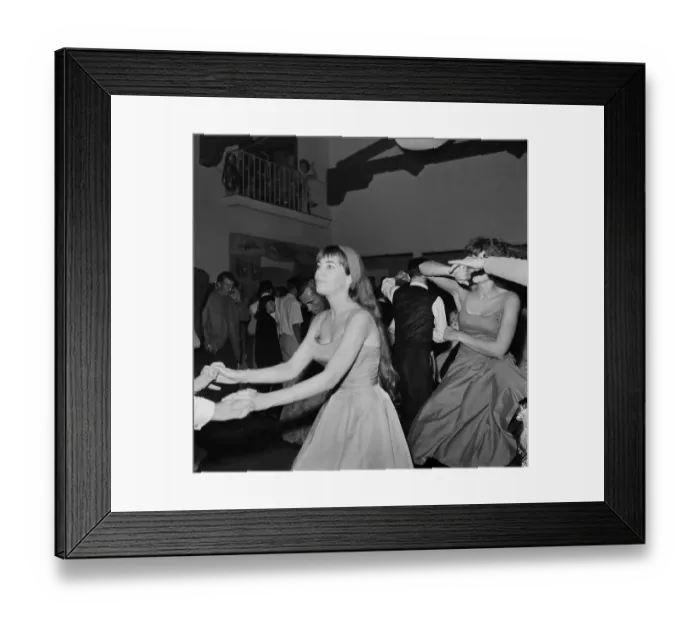 Framed Print : Dancers At Los Angeles Dance Hall