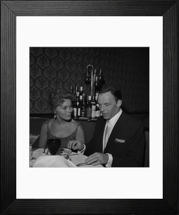 Framed Print : Frank sinatra And Friend Framed Print : Frank sinatra And Friend