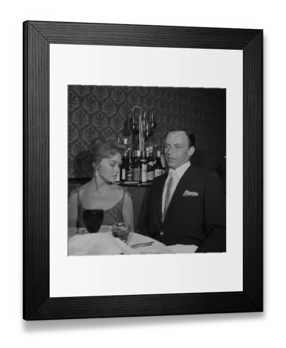 Framed Print : Frank sinatra And Friend Framed Print : Frank sinatra And Friend