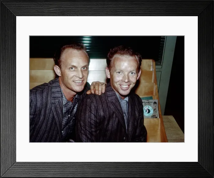 Framed Print : Louvin Brothers Portrait Framed Print : Louvin Brothers Portrait