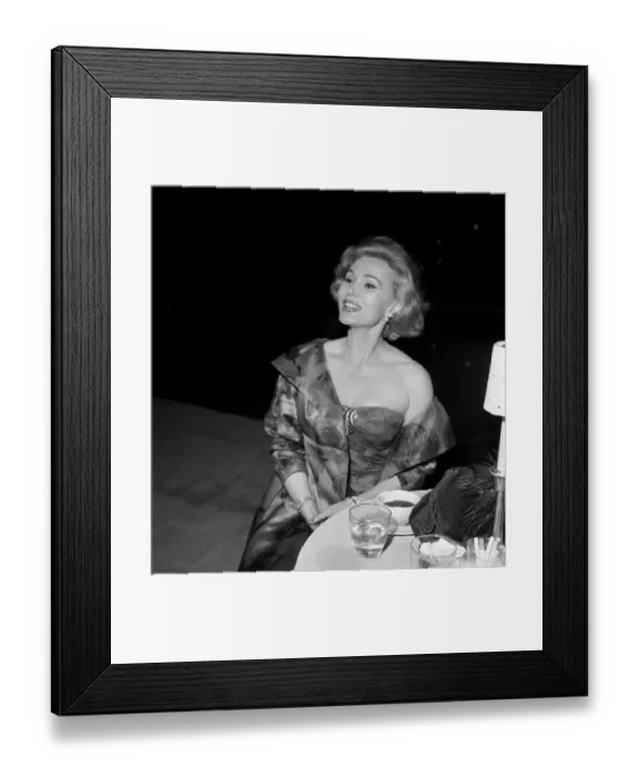 Framed Print : Zsa Zsa Gabor
