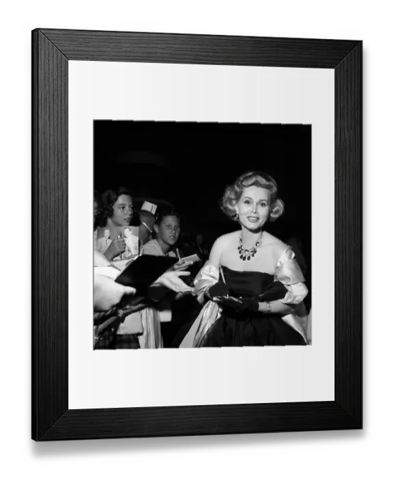 Framed Print : Zsa Zsa Gabor Framed Print : Zsa Zsa Gabor