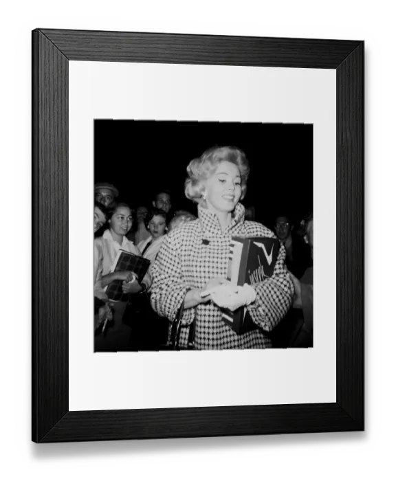 Framed Print : Zsa Zsa Gabor