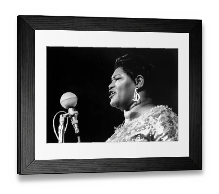 Framed Print : Big Mama Thornton Performs Framed Print : Big Mama Thornton Performs