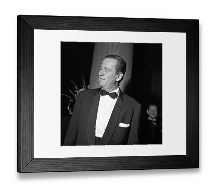 Framed Print : John Wayne On The Town Framed Print : John Wayne On The Town