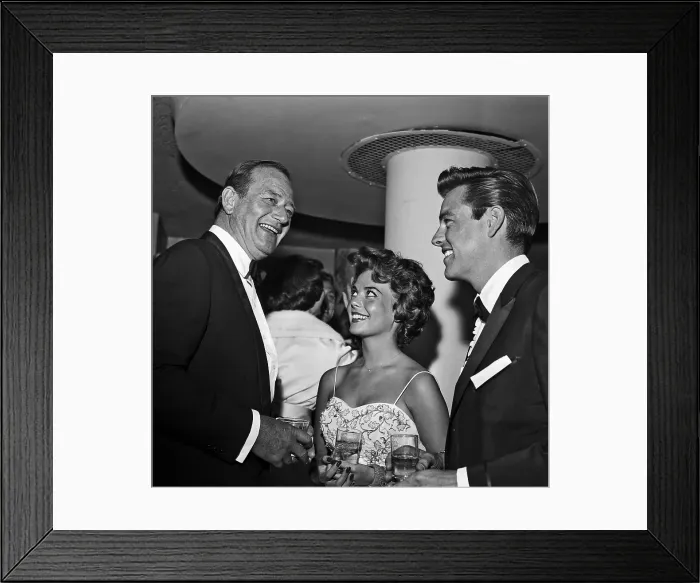 Framed Print : John Wayne On The Town Framed Print : John Wayne On The Town