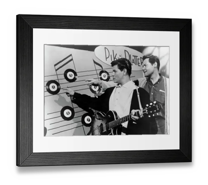 Framed Print : Ritchie Valens And Bob Keane Framed Print : Ritchie Valens And Bob Keane