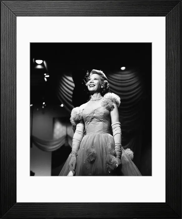Framed Print : Dinah Shore Performing Framed Print : Dinah Shore Performing