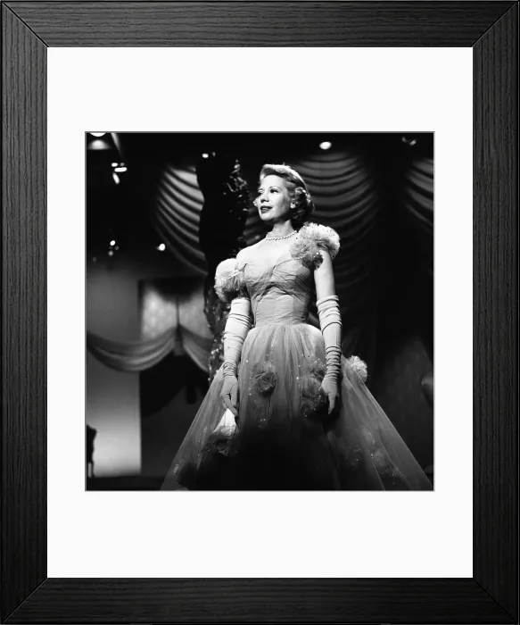 Framed Print : Dinah Shore Performing