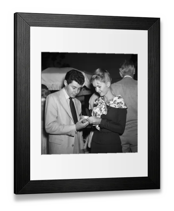 Framed Print : Debbie Reynolds and Eddie Fisher Attend an Event Framed Print : Debbie Reynolds and Eddie Fisher Attend an Event