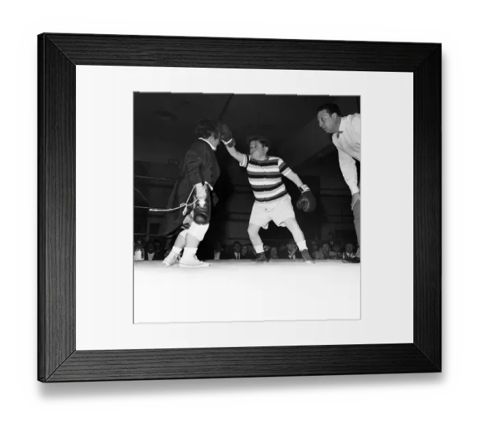 Framed Print : Midget Boxing Match Framed Print : Midget Boxing Match