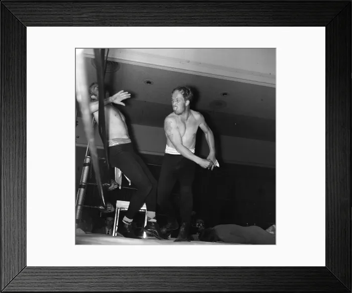 Framed Print : Bare Knuckle Boxing Match Framed Print : Bare Knuckle Boxing Match