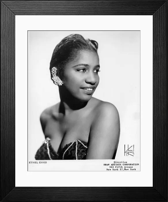 Framed Print : Ethel Ennis Portrait