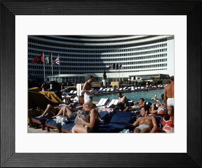 Framed Print : MIAMI BEACH HOTELS