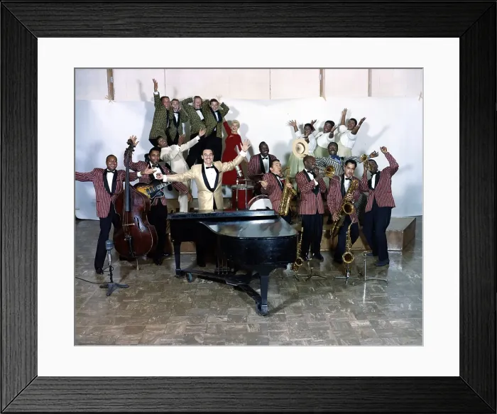 Framed Print : Johnny Otis Orchestra Full Color Portrait Framed Print : Johnny Otis Orchestra Full Color Portrait