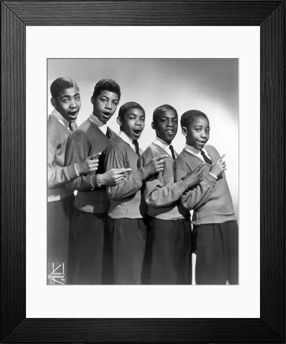 Framed Print : Vocal group The Schoolboys Portrait Framed Print : Vocal group The Schoolboys Portrait