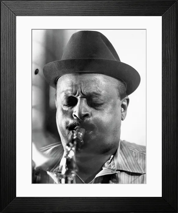 Framed Print : Ben Webster Performing Framed Print : Ben Webster Performing