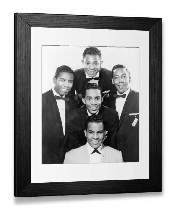 Framed Print : Billy Ward And His Dominoes Portrait Session Framed Print : Billy Ward And His Dominoes Portrait Session