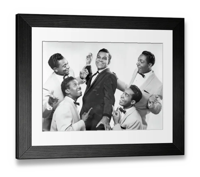 Framed Print : Billy Ward And His Dominoes Framed Print : Billy Ward And His Dominoes