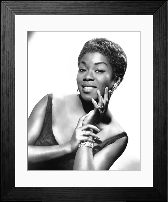 Framed Print : Sarah Vaughan Framed Print : Sarah Vaughan