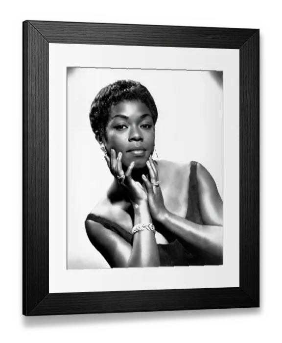 Framed Print : Sarah Vaughan Framed Print : Sarah Vaughan