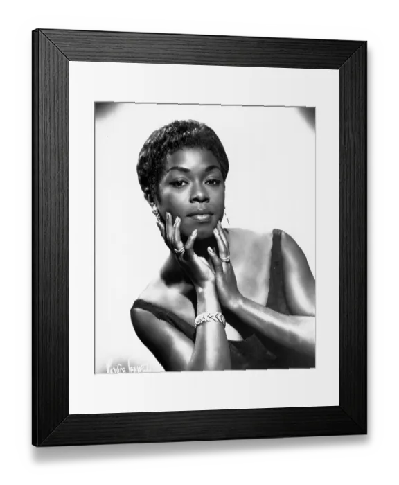 Framed Print : Sarah Vaughan Framed Print : Sarah Vaughan