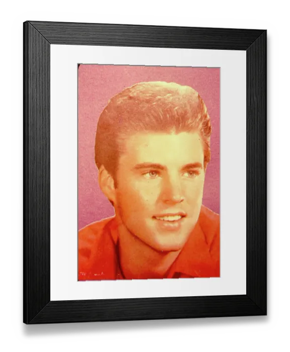 Framed Print : Ricky Nelson Portrait Framed Print : Ricky Nelson Portrait