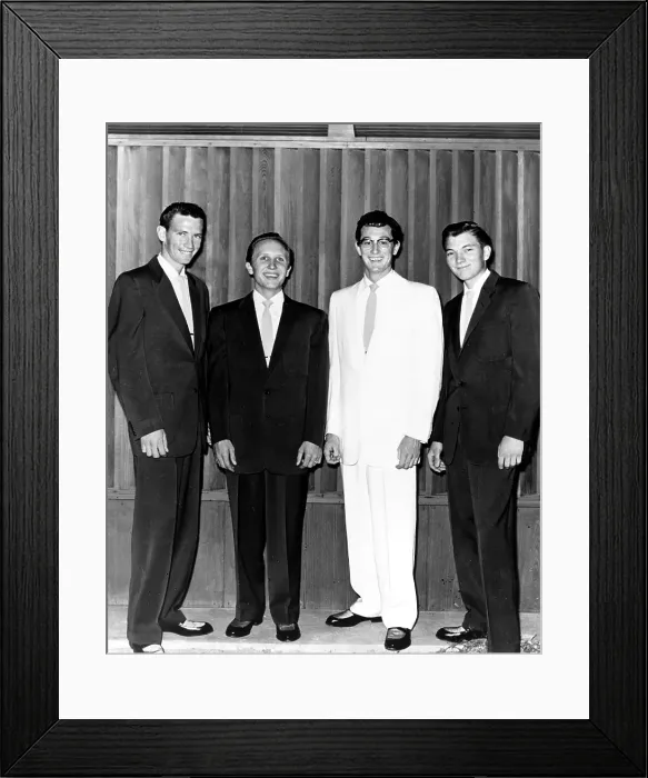 Framed Print : Buddy Holly & The Crickets Portrait