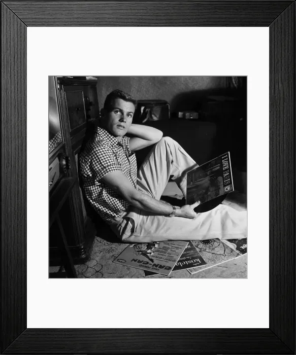 Framed Print : Tab Hunter Framed Print : Tab Hunter