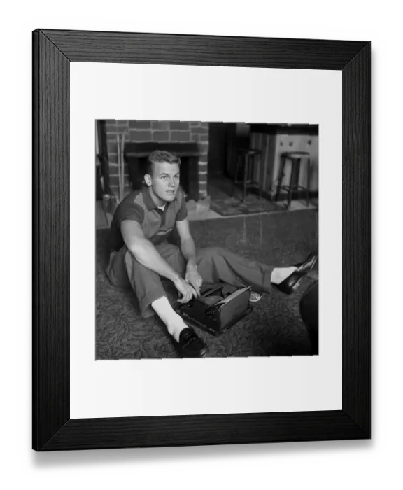 Framed Print : Tab Hunter Framed Print : Tab Hunter