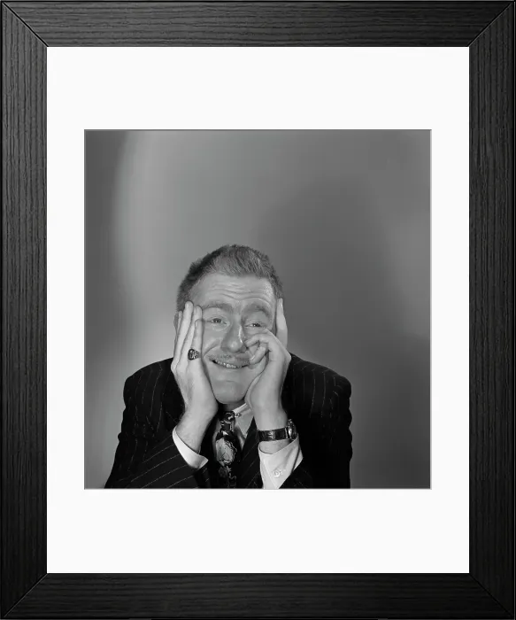 Framed Print : Peter Donald, British Actor & Comedian