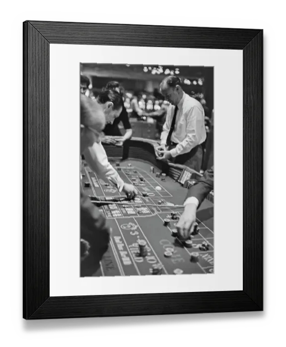 Framed Print : Gamblers In Las Vegas Framed Print : Gamblers In Las Vegas