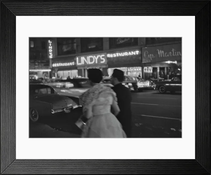 Framed Print : Manhattan Night Life Framed Print : Manhattan Night Life