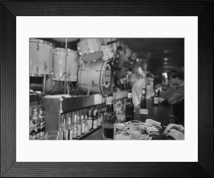 Framed Print : New York City Jazz Club, 1955 Framed Print : New York City Jazz Club, 1955