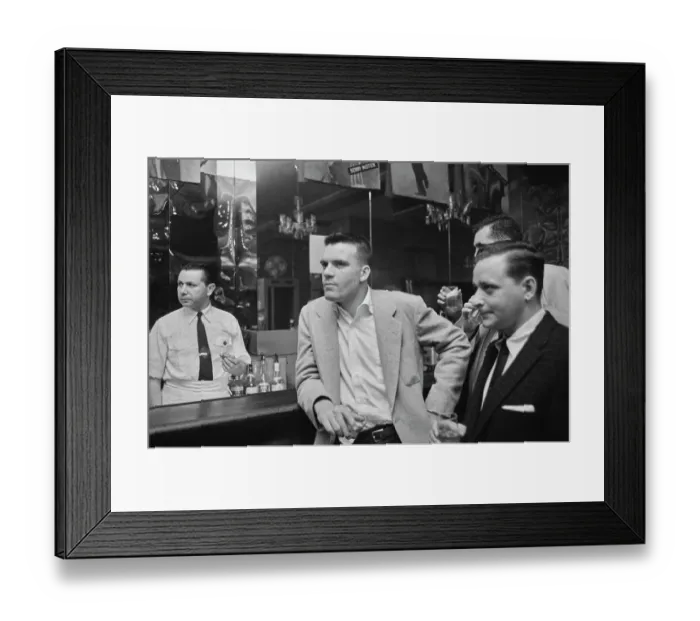 Framed Print : New York City Jazz Club, 1955 Framed Print : New York City Jazz Club, 1955